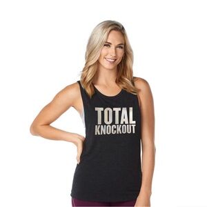 Total Knockout play-on-words 10 Round tank top